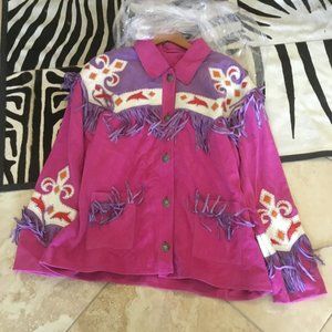 Double D ranch suede jacket size 2x New $1598.00